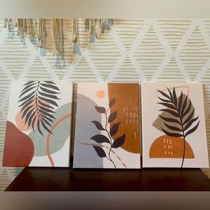 Target 3 Piece Canvas Wall Decor